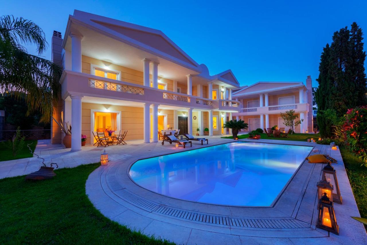 The Painters Luxurious Villa Anáviszosz Kültér fotó
