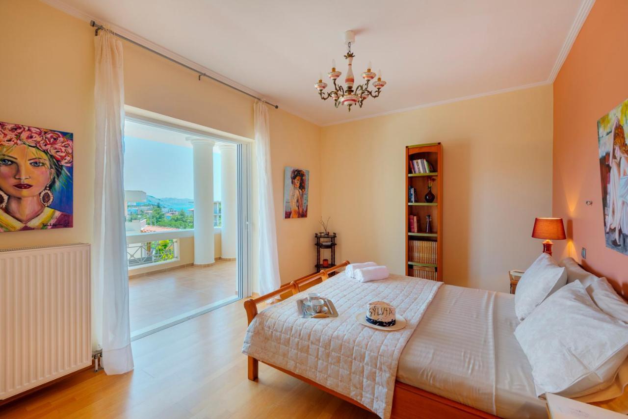 The Painters Luxurious Villa Anáviszosz Kültér fotó