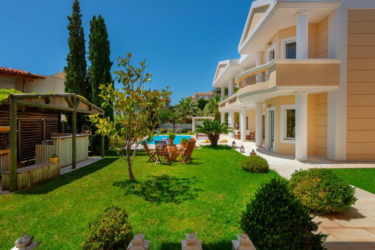 The Painters Luxurious Villa Anáviszosz Kültér fotó