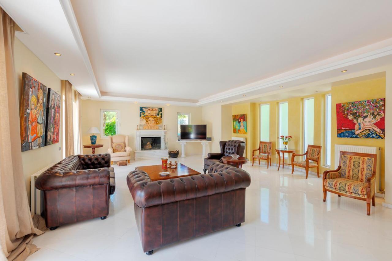 The Painters Luxurious Villa Anáviszosz Kültér fotó